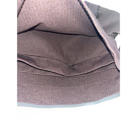 Lululemon Ribbed Ebb to Street Cropped Long Sleeve Brown Chocolate Sz 2 - Picture 5 of 9